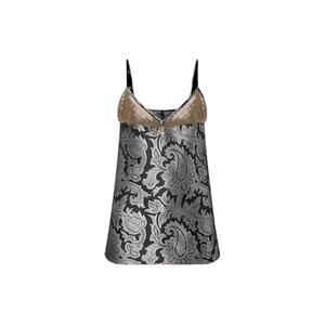 Louis Vuitton Metal Beaded Silk Paisley Printed Tank Top Camisole Women SZ 34 XS